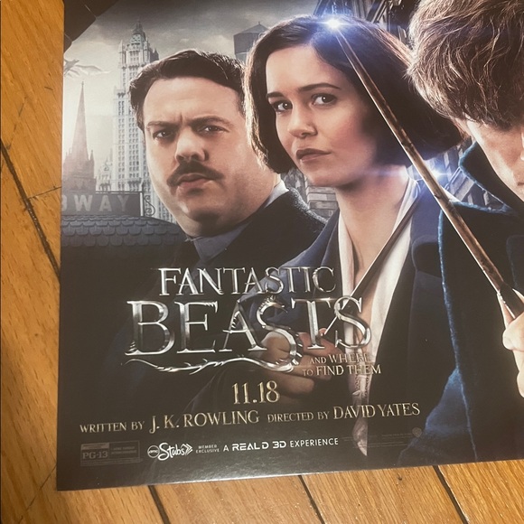 Harry Potter Original fantastic beasts poster 2018 NEW - Picture 7 of 10